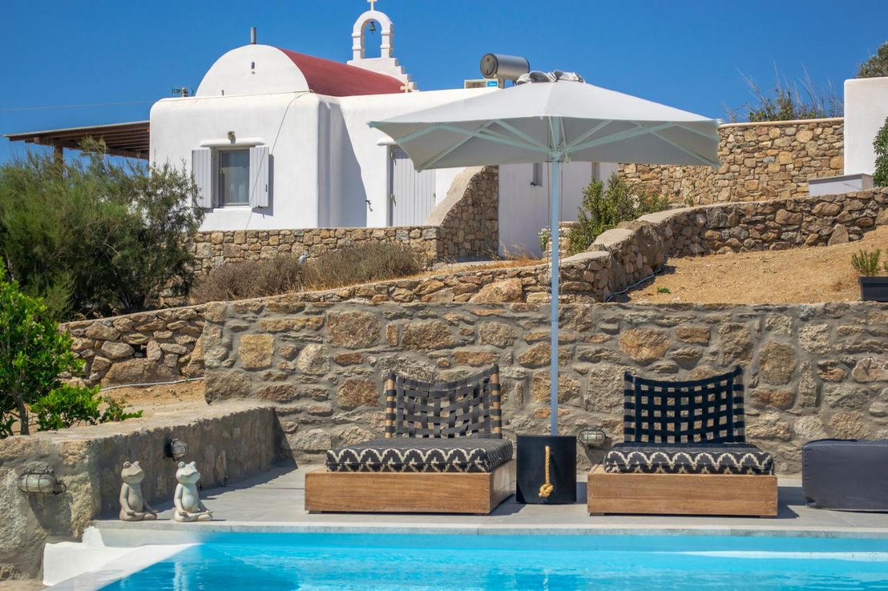 Dioni Villa Mykonos Paraga  Bagian luar foto