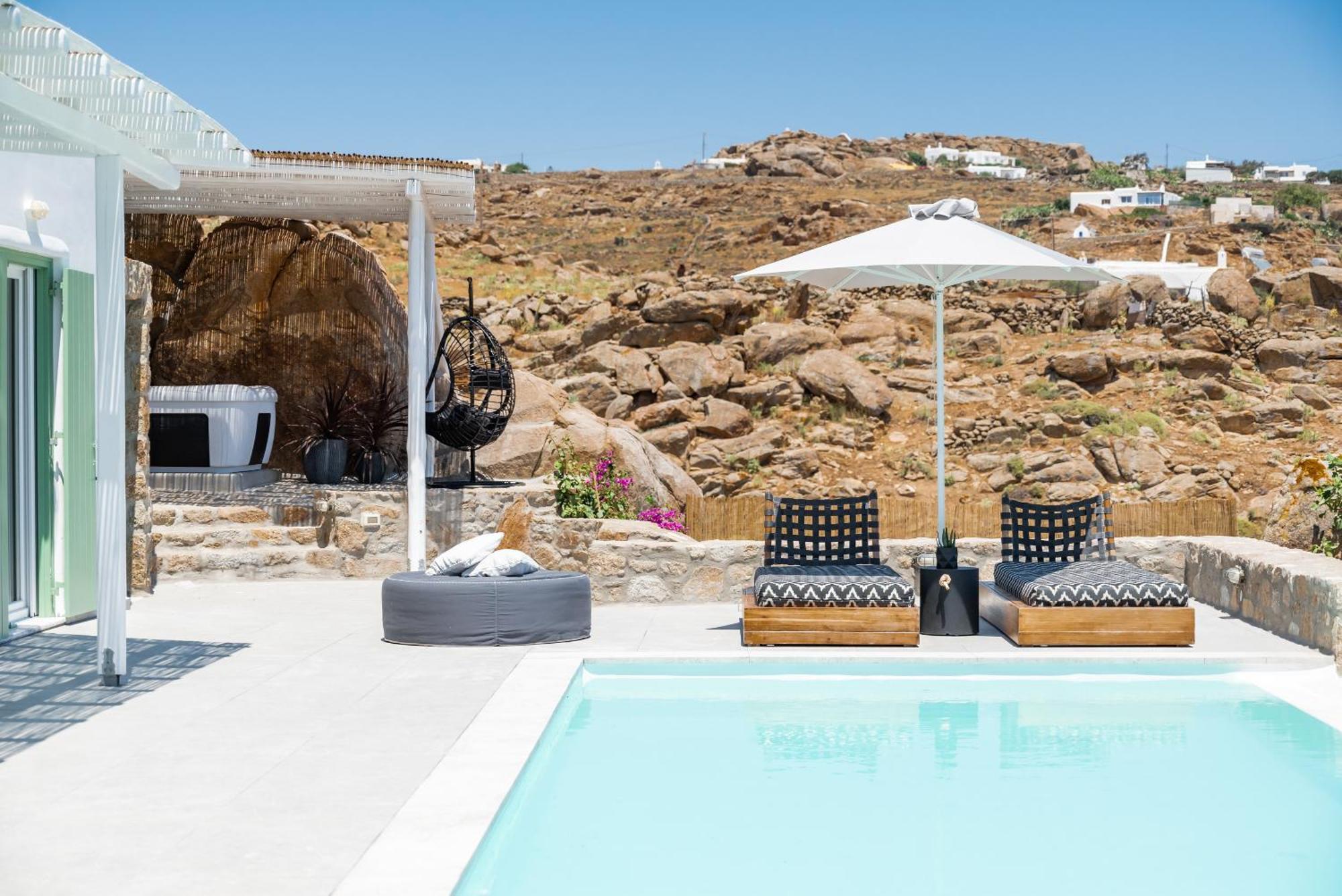 Dioni Villa Mykonos Paraga  Bagian luar foto